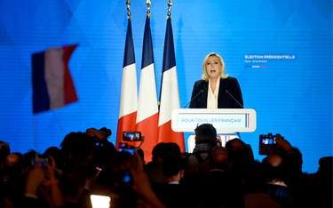 Marine Le Pen szybko uznała swoją porażkę. Ale zapewniała, że wynik, który uzyskała, „sam w sobie st