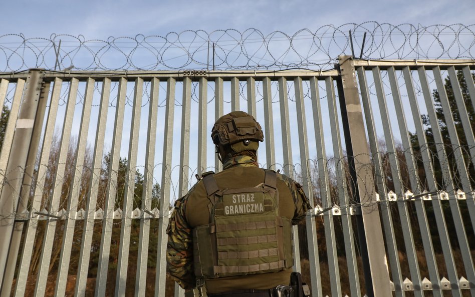 Granica polsko-białoruska w okolicach Krynek