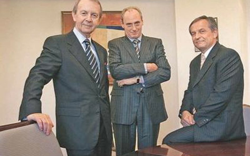 Prof. St. Sołtysiński, dr A.Kawecki - współtwórcy kancelarii, która zajęła drugie miejsce w naszym r