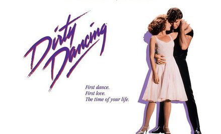 Plakat filmu "Dirty dancing" z Jennifer Gray i Patrickiem Swayze