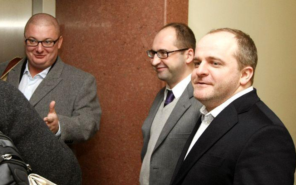 Europosłowie Michał Kamiński, Adam Bielan i Paweł Kowal