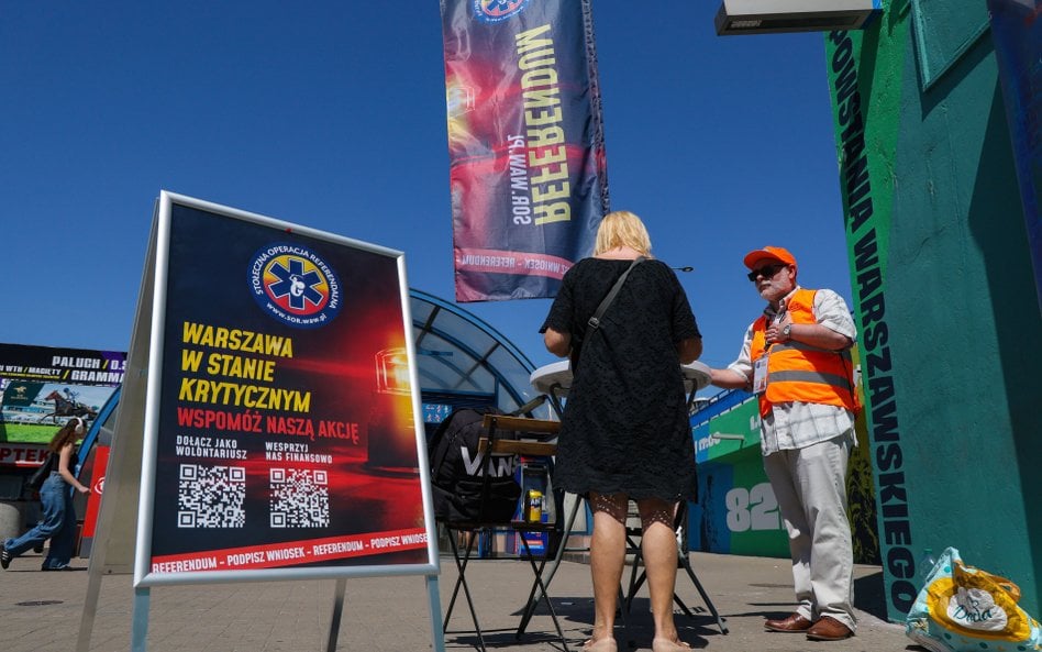 Inicjatorom referendum ws. odwołania prezydenta Warszawy nie udało się zebrać wymaganej liczby podpi
