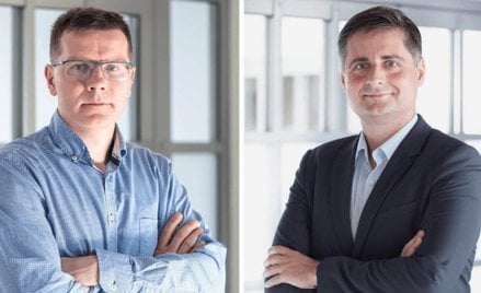 Piotr Przedwojski (z lewej) i Błażej Bogdziewicz, główni akcjonariusze Caspara AM, liczą na wzrost w