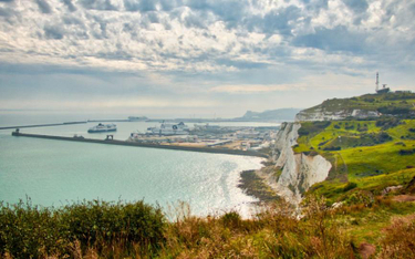 Najważniejszy brytyjski port nad kanałem – Dover. Stąd do Francji jest już tylko niecałe 35 km.