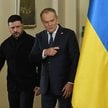Premier Donald Tusk podczas spotkania z prezydentem Ukrainy Wołodymyrem Zełenskim w Warszawie