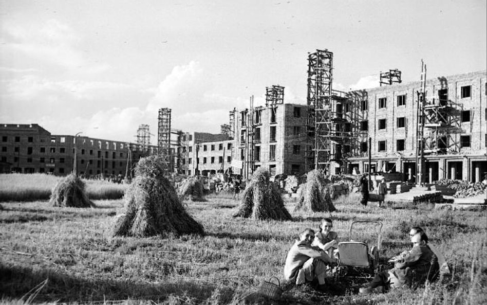 Piknik pod Wielkim Piecem: Nowa Huta w trakcie budowy. Fot. Stanisław Dąbrowiecki