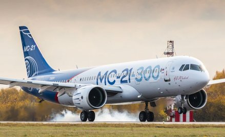 Pasażerski Irkut MC-21 po raz pierwszy wyleciał z Rosji