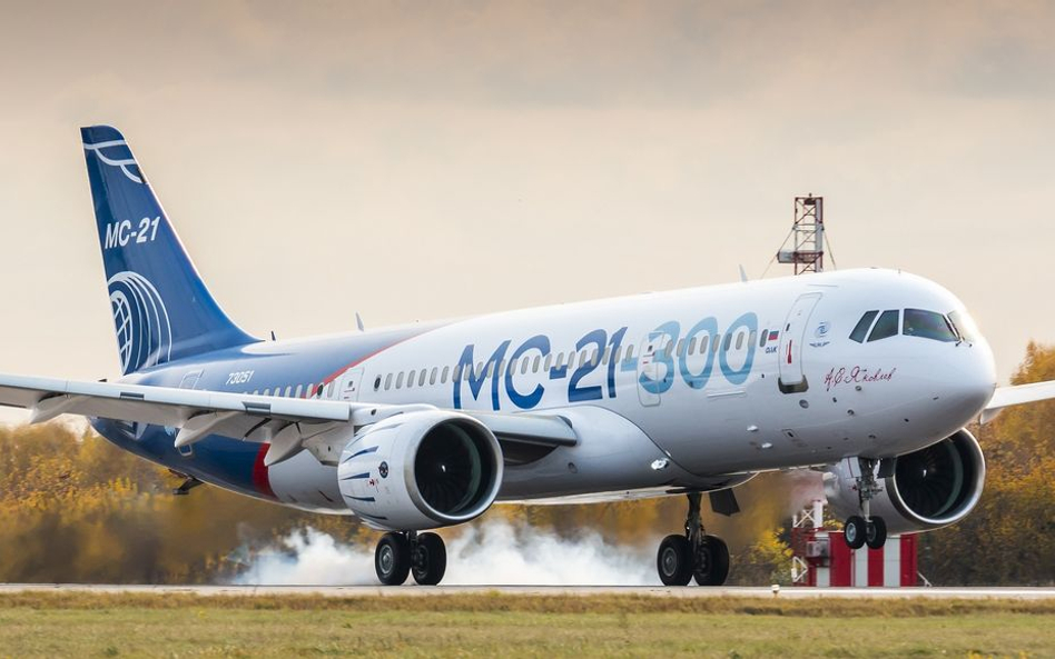 Pasażerski Irkut MC-21 po raz pierwszy wyleciał z Rosji