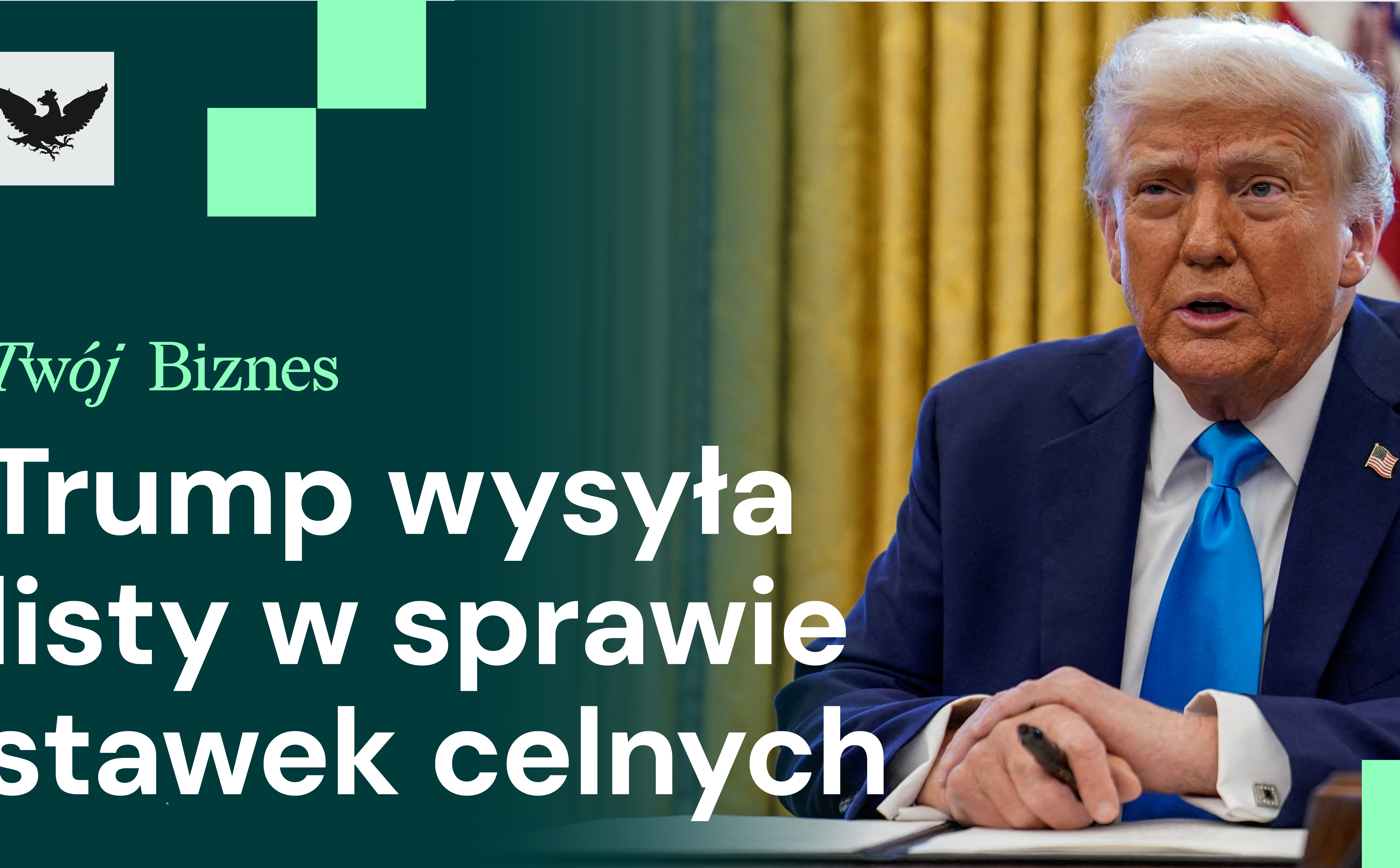 Trump wysyła listy i grozi BRICS, polskie firmy liderami AI, paraliż w Rosji