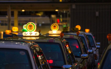 Duchy jeżdżą taksówkami w Japonii