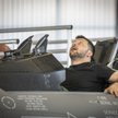 Wołodymyr Zełenski w myśliwcu F-16