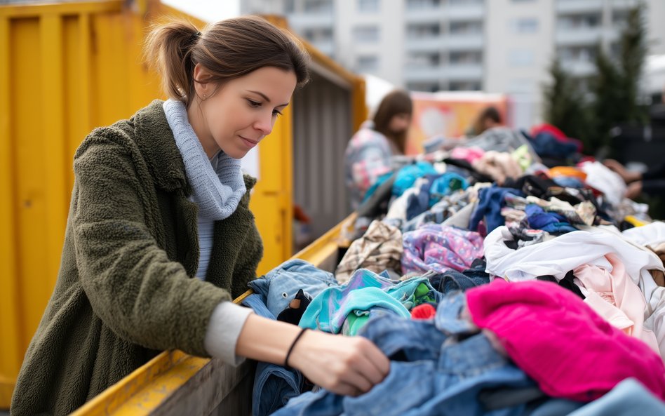Niektóre miasta organizują zbiórki odzieży i tekstyliów, które później zyskują drugie życie i trafia