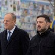 Premier Polski Donald Tusk i prezydent Ukrainy Wołodymyr Zełenski