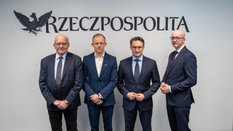 Uczestnicy debaty (od lewej): Grzegorz Sokoliński, przewodniczący Karkonoskiej Lokalnej Organizacji 
