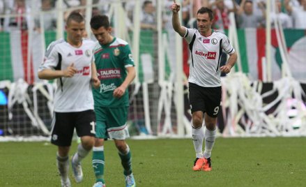 Marek Saganowski mimo kłopotów ze zdrowiem i długiej przerwy w grze strzelił dla Legii 10 bramek w s