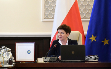 Premier Beata Szydło - posiedzenie rządu