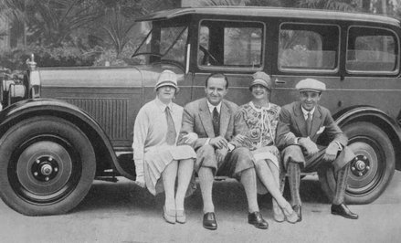 Na zdjęciu (od lewej): Anneliese von Bocholtz, Günther Rudloff, Benita von Falkenhayn i Jerzy Sosnow