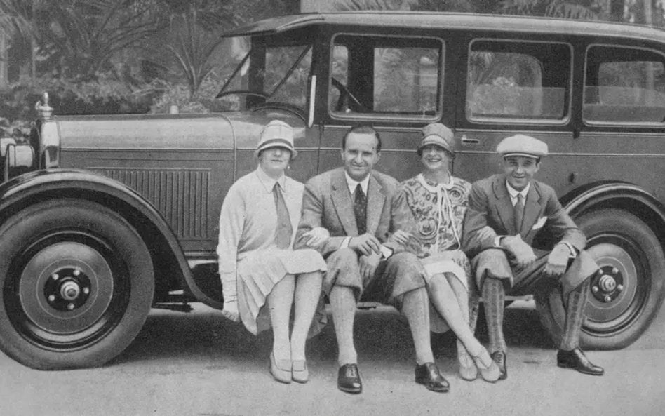 Na zdjęciu (od lewej): Anneliese von Bocholtz, Günther Rudloff, Benita von Falkenhayn i Jerzy Sosnow