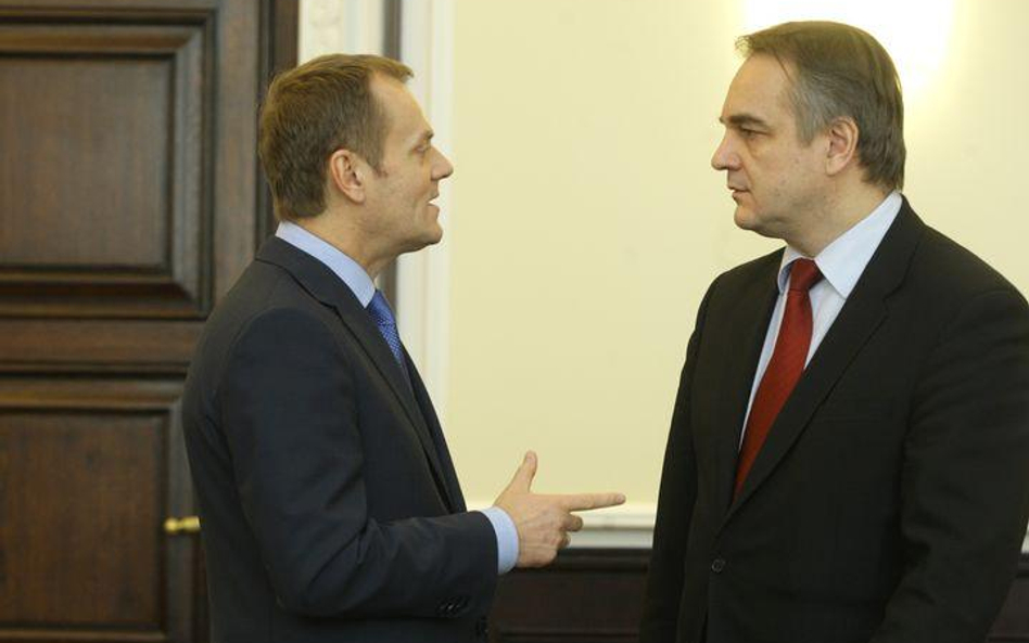 Donald Tusk (z lewej) i Waldemar Pawlak