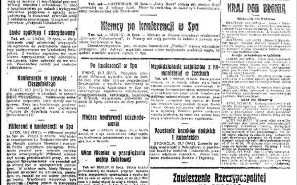 1920: Jak przechytrzono Komisarza Rządu