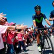 Nairo Quintana na starcie trzeciego etapu Giro.