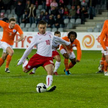 13.10.2009 Kielce, ul. P.Ściegiennego. ME U21 Mecz Polska - Holandia (pomarańczowe koszulki)
