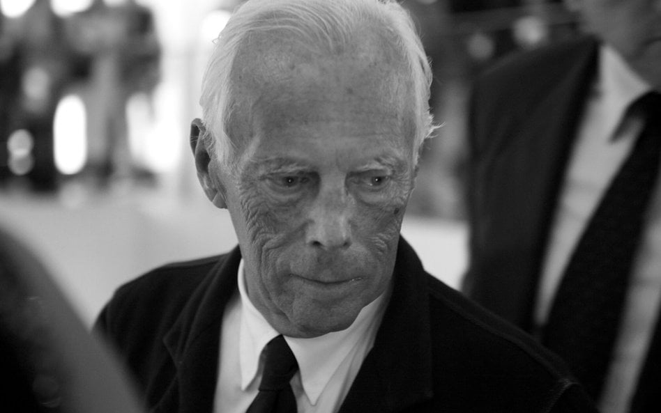 Giorgio Armani rozpoczął karierę w świecie mody w 1970 roku.