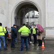 Protest rolników przed siedzibą Ministerstwa Rolnictwa i Rozwoju Wsi w Warszawie