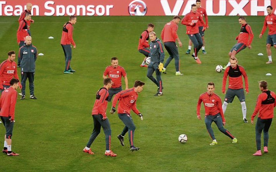 Środowy trening Polaków w Glasgow na stadionie Hampden Park