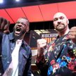 Deontay Wilder (z lewej) i Tyson Fury przed walką w Las Vegas