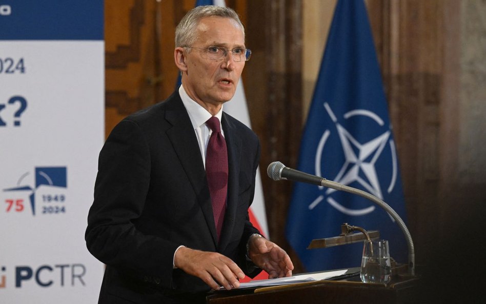 Sekretarz generalny NATO Jens Stoltenberg