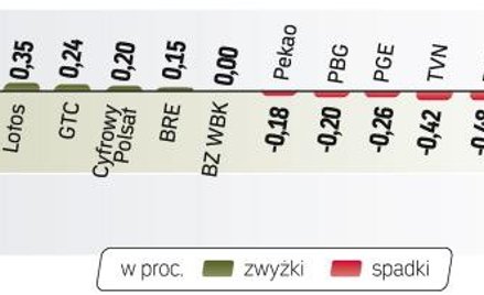 Indeks po spadku o 0,56 proc. zatrzymał się na 2687,45 pkt. Inwestorzy nie mogą się zdecydować, czy 