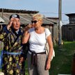 Barbara Włodarczyk nad Bajkałem u Buriatów