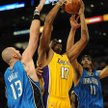 Marcin Gortat w grze obronnej