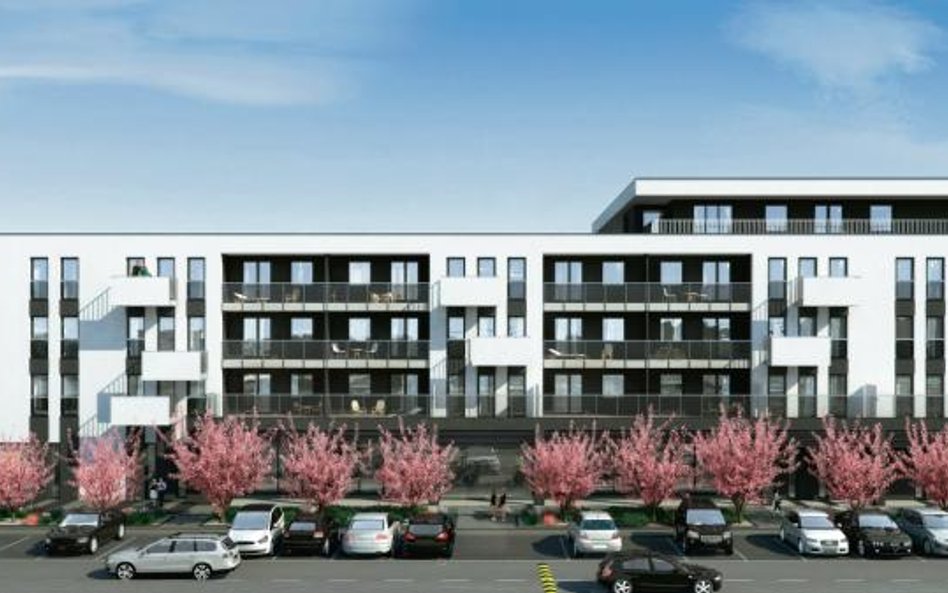 Wizualizacja Osiedla Diamentowego w Koninie, inwestycji JHM Development.