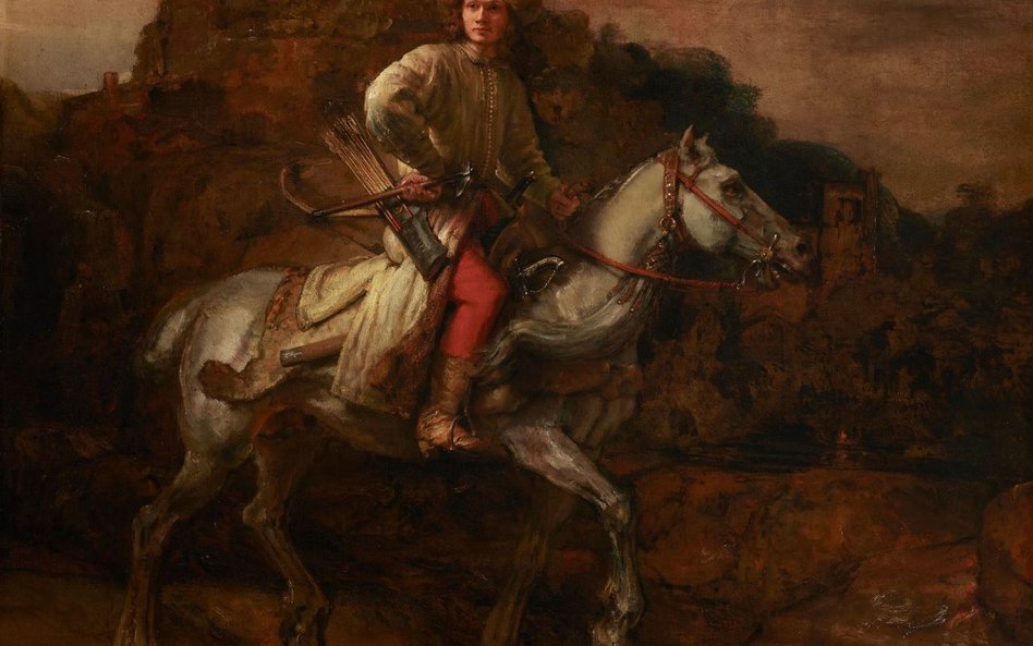 Rembrandt Harmenszoon van Rijn „Jeździec polski”, około 1655, The Frick Collection, Nowy Jork