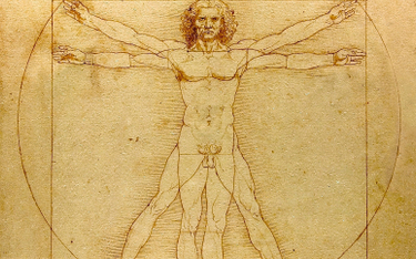 „Proporcje ciała ludzkiego wg Witruwiusza” Leonarda da Vinci
