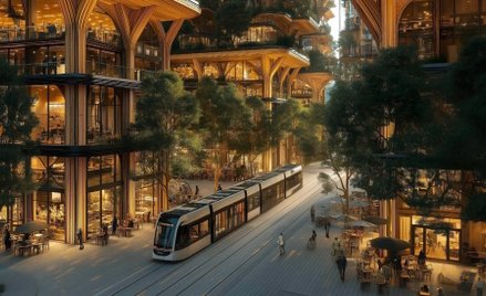 Wizualizacja miasta Forest City 1.