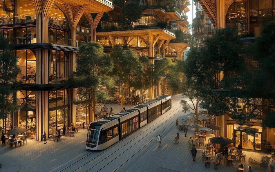 Wizualizacja miasta Forest City 1.