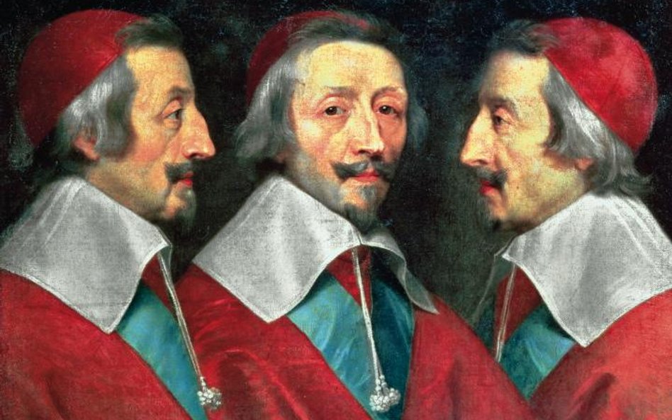 Kardynał Richelieu w trzech ujęciach, mal. Philippe de Champaigne, 1642 r.