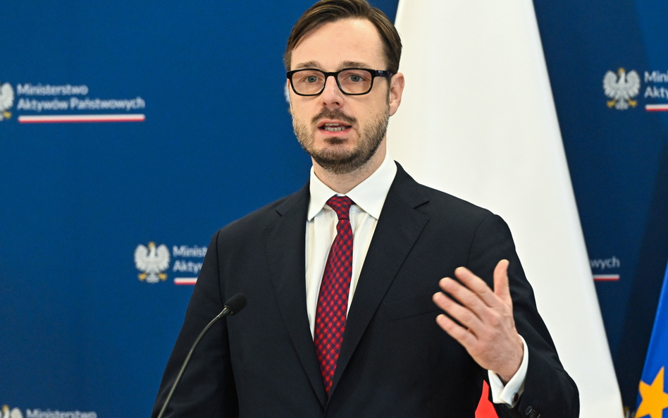 Minister aktywów państwowych Jakub Jaworowski