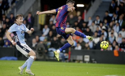 Robert Lewandowski strzelił trzy gole w meczu z Celtą Vigo