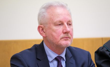 Warszawa, 22.02.2024. Były wiceszef KNF Wojciech Kwaśniak w Sądzie Rejonowym dla Warszawy-Mokotowa