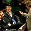 Jarosław Gowin (pierwszy z lewej) i Janusz Palikot (pierwszy z prawej)
