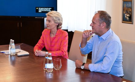 Ursula von der Leyen i Donald Tusk