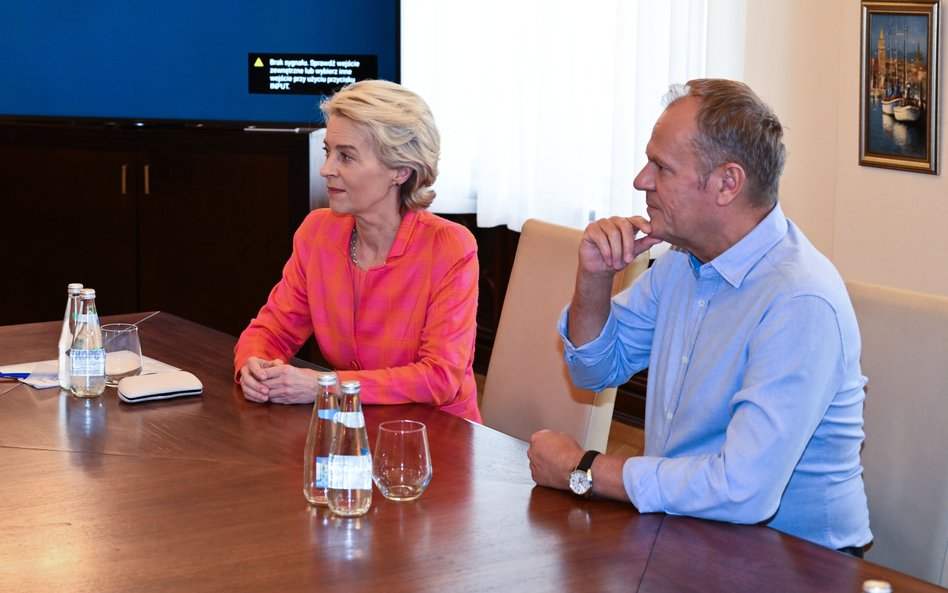 Ursula von der Leyen i Donald Tusk