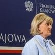 Rzecznik prasowy Prokuratora Generalnego, prokurator Anna Adamiak podczas konferencji prasowej w sie