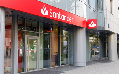 Duży spadek zysku Santandera