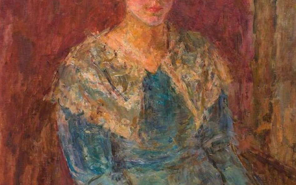 Portret Krystyny Kubaszewskiej, 1944 r. - Eugeniusz Ebiche