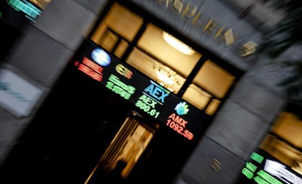 Europejskie giełdy na minusie